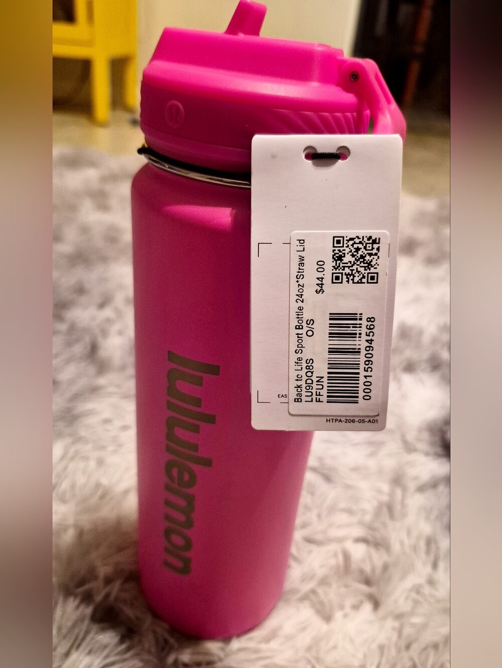lululemon athletica Pink Back to Life Sport Bottle NWT